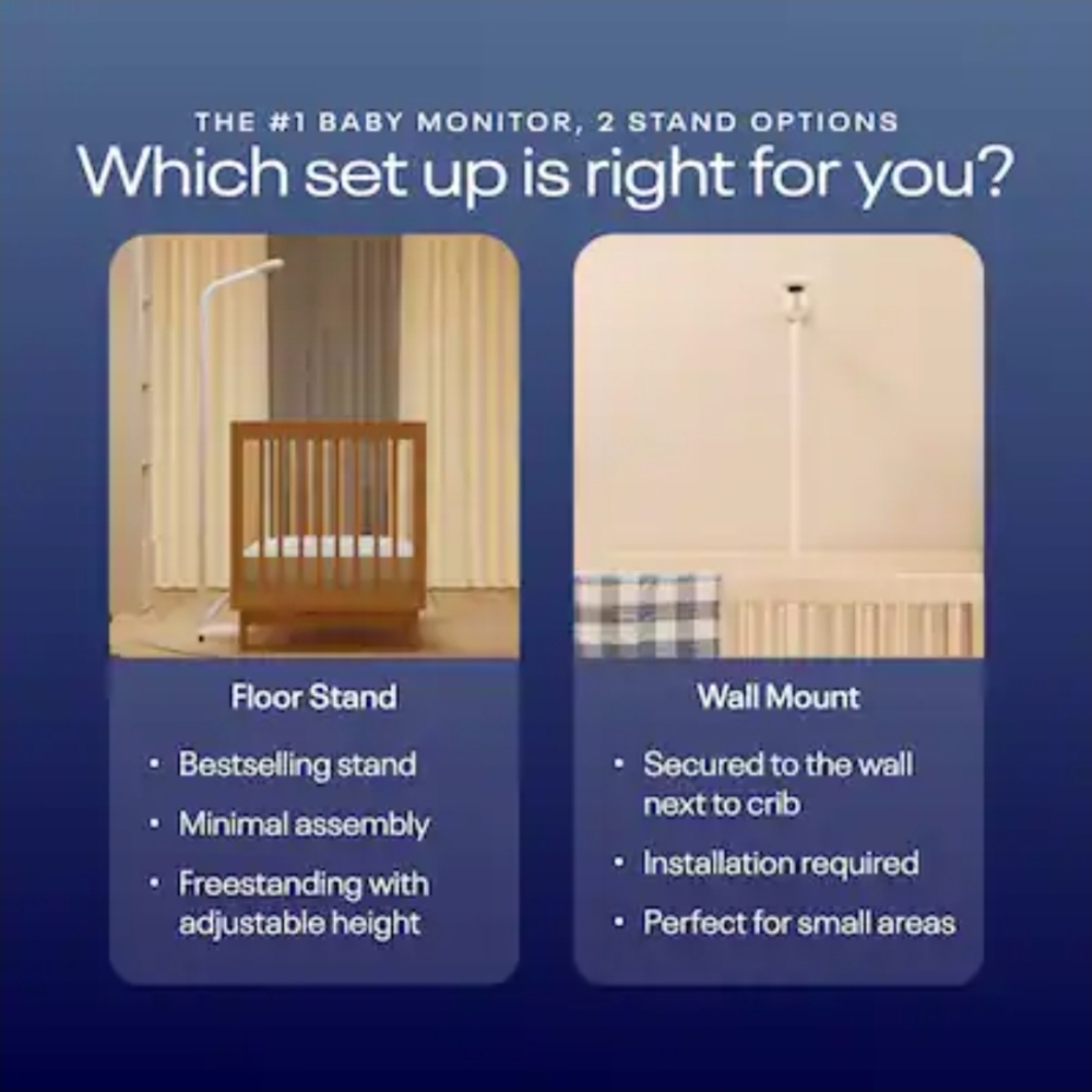 Nanit Pro Smart Baby Monitor & Floor Stand White New - Picture 2 of 3